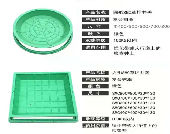 树脂复合种植井盖展示